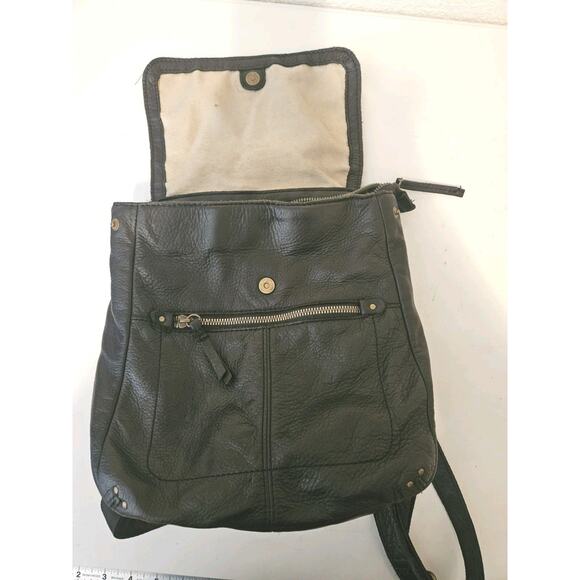 American Leather Co. Liberty Backpack Black Soft Leather *read 10x11x4 main image 4